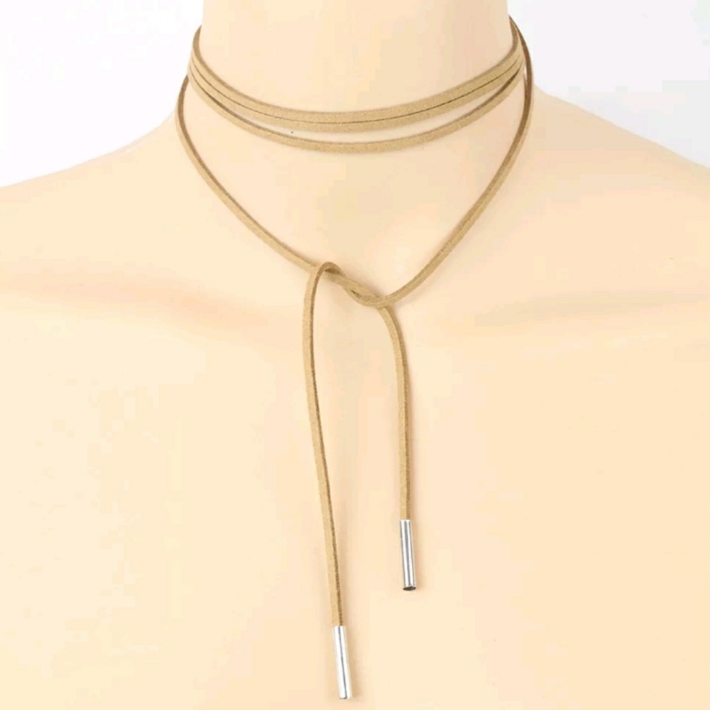 Brand New Bohemian Silver Wrap Choker - Picture 3 of 6